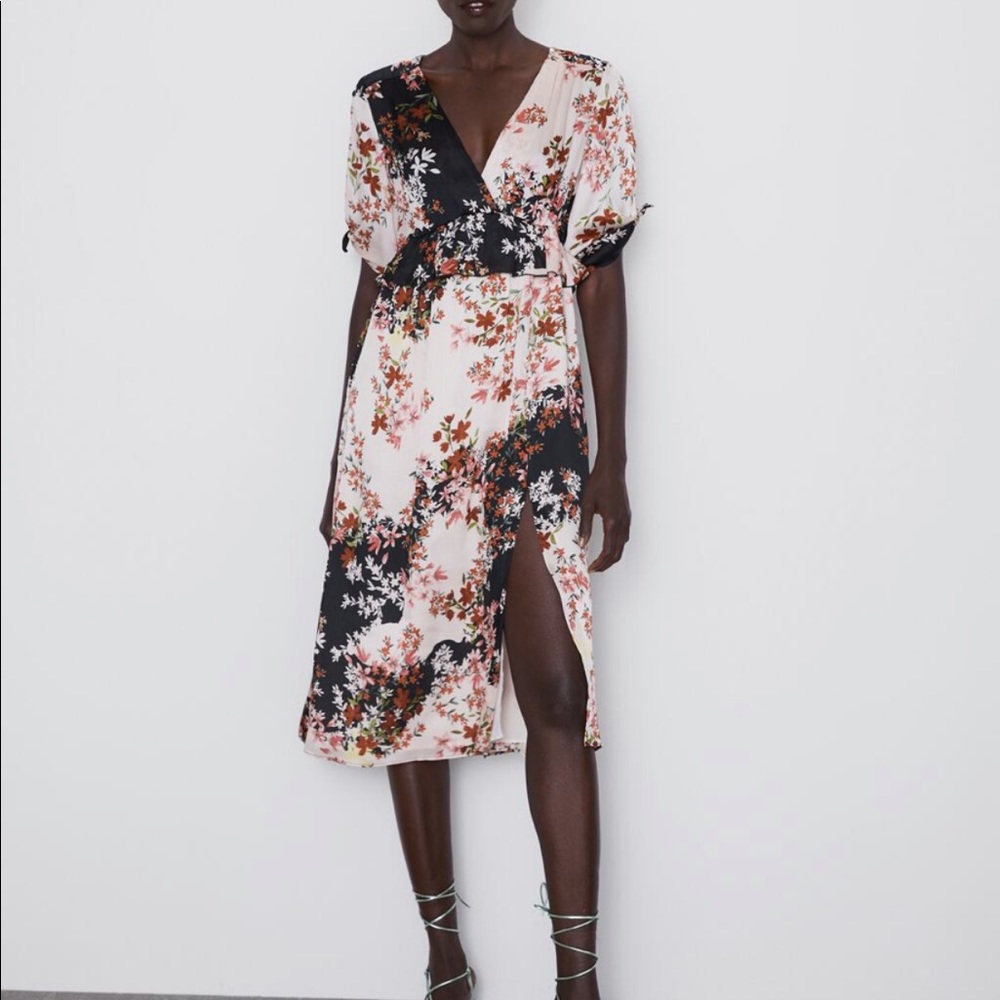 Zara Midi Floral Dress